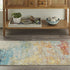 2' X 4' Sealife Abstract Power Loom Non Skid Area Rug